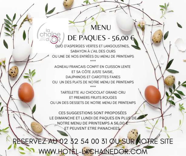 Menu de Pâques